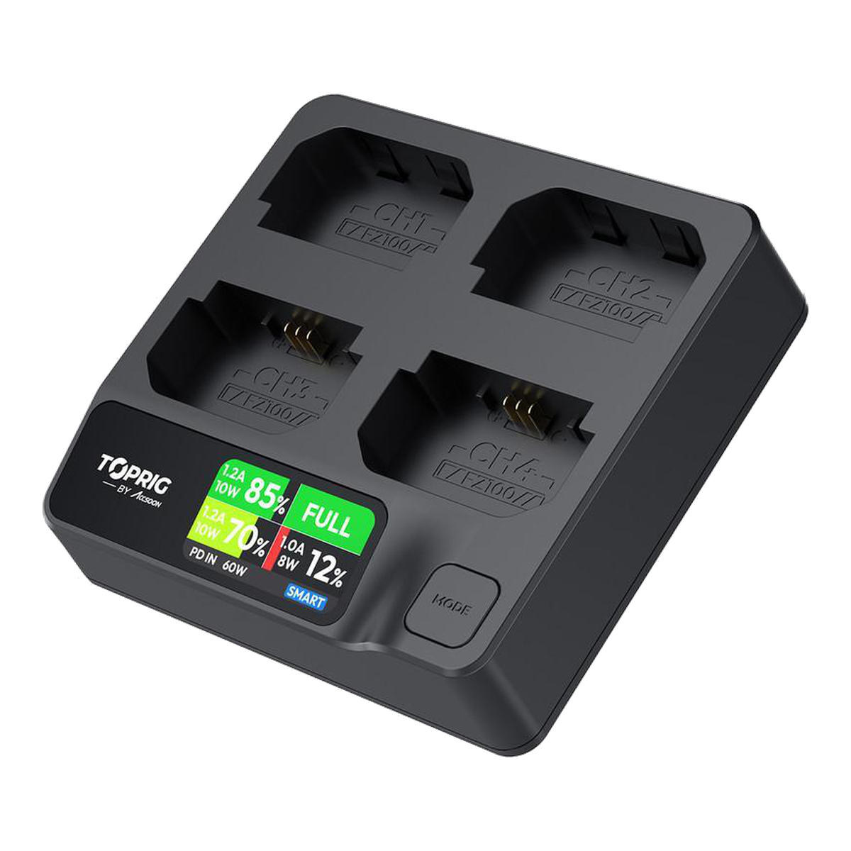 TopRig battery charge